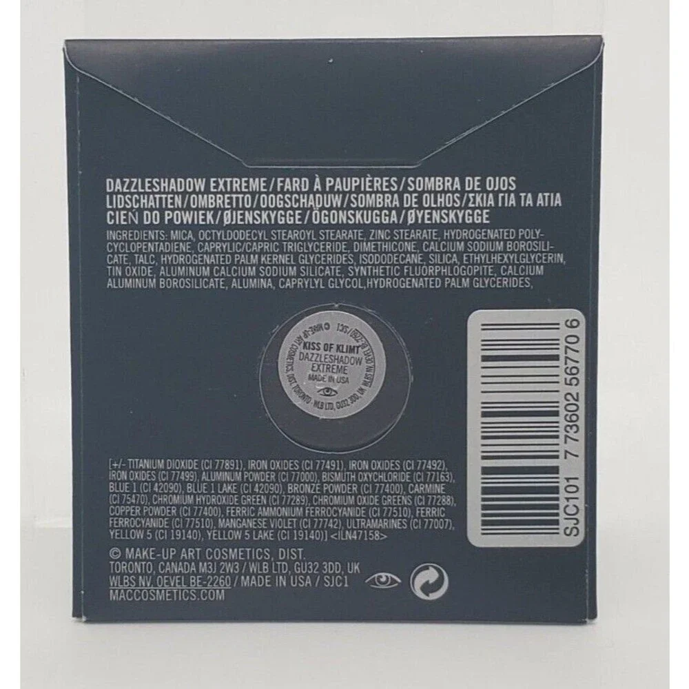 MAC KISS OF KLIMT  Eye Shadow ~Dazzleshadow Extreme Pro Palette Pan Refill